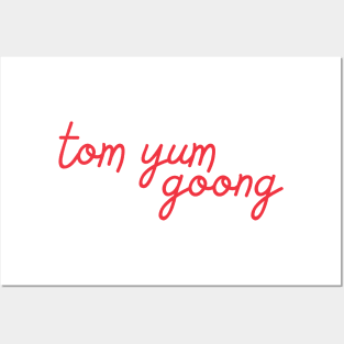 tom yum goong - Thai red - Flag color Posters and Art